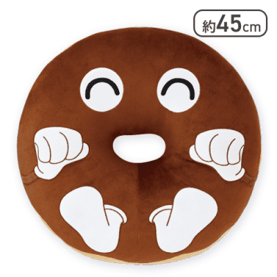 チョコ】BabyBus ドーナツクッション | オンラインクレーンゲーム