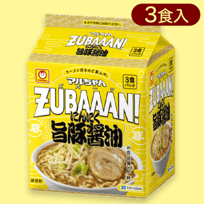 【旨豚醤油】マルちゃんZUBAAAN※賞味期限:2024/10/22