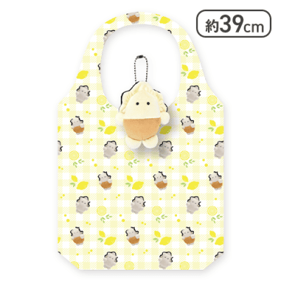 【牡蠣&レモン】求心フレンズ 牡蠣&ホタテ ぬいぐるみエコバッグ