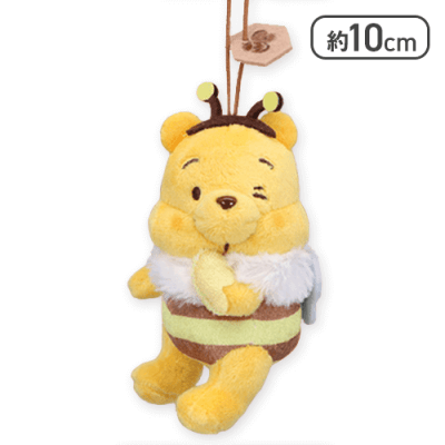 【ブラウン】くまのプーさん 【FDT】まんぷくみつばち マスコット