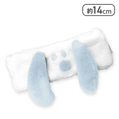 【ブルー】スヌーピーヘアバンド2