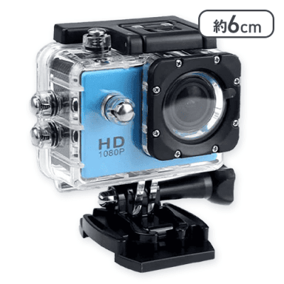 【ブルー】防水アクティブカメラ
