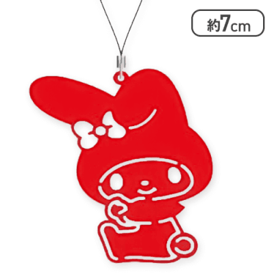 【単品配送不可】【マイメロディ(レッド)】サンリオキャラクターズシリコンストラップ