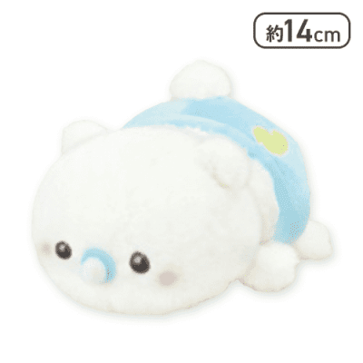 【単品配送不可】【ゆき(ホワイト)】べびべあ ぬいぐるみ