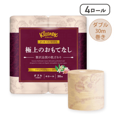 クリネックス極上のおもてなし4ロール(ダブル)