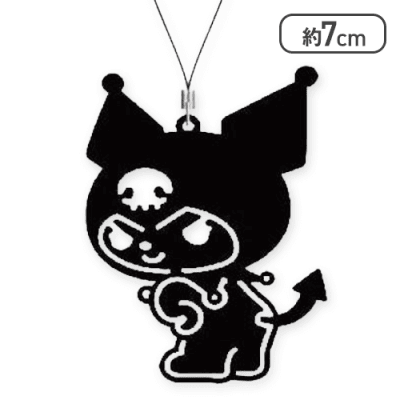 【単品配送不可】【クロミ(ブラック)】サンリオキャラクターズシリコンストラップ