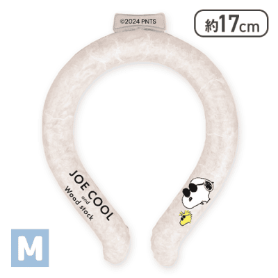 【ホワイトM】スヌーピー ネッククーラーリング