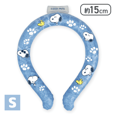 【ブルーS】スヌーピー ネッククーラーリング