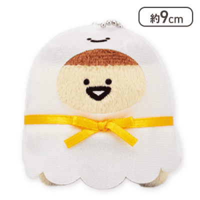 【プリンさん】お文具といっしょ てるてる坊主マスコットキーチェーン