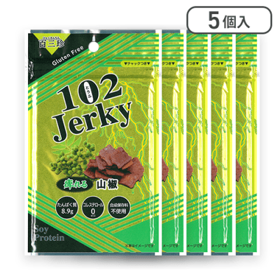 【5個入】百三珍 ＧＦ豆腐ジャーキー 山椒味※賞味期限:2025/04/22