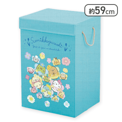 【ブルー】すみっコぐらし ざっそうとようせいのお花畑 どでかマルチケース