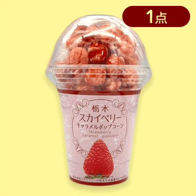 栃木スカイベリーキャラメルポップコーン※賞味期限:2024/10/10