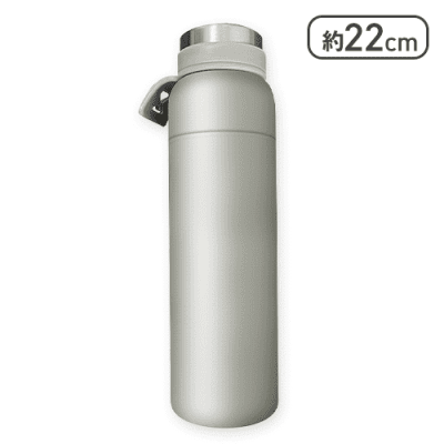 【シルバー】炭酸対応 真空断熱保冷温ボトル