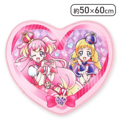 【こむぎ×いろは】わんだふるプリキュアダイカットマット