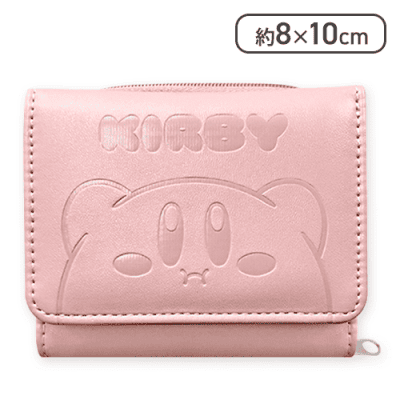 【ピンク】星のカービィ 三つ折りウォレット