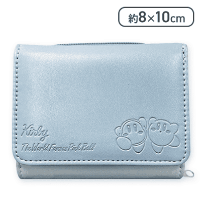 【ブルー】星のカービィ 三つ折りウォレット