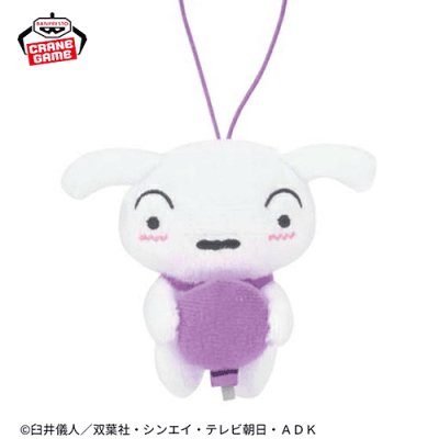 【パープル】クレヨンしんちゃん シロの推し色マスコット-ふわふわ風船だゾ-