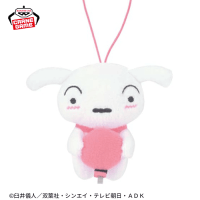 【単品配送不可】【ピンク】クレヨンしんちゃん シロの推し色マスコット-ふわふわ風船だゾ-