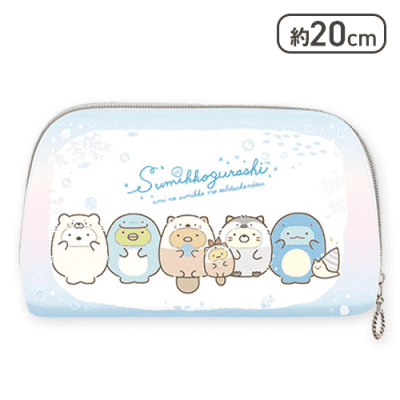 【横並び】すみっコぐらし すみっコとうみっコ クリアマルチポーチ