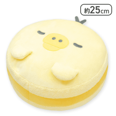 【キイロイトリ】リラックマ NEW BASIC RILAKKUMA もちもちマカロンクッションBIG Part2