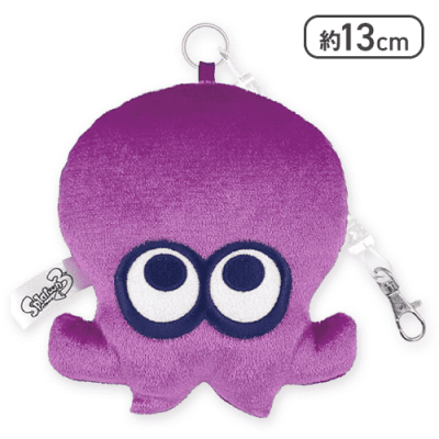 【単品配送不可】【たこパープル】スプラトゥーン3ダイカットパスケース