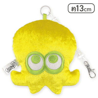 【単品配送不可】【たこイエロー】スプラトゥーン3ダイカットパスケース