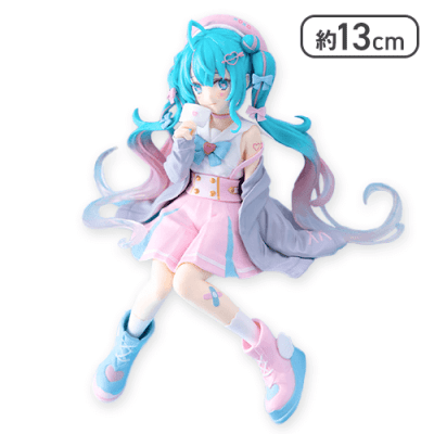 初音ミク ぬーどるストッパーフィギュアー恋するセーラー服 グレーver.ー