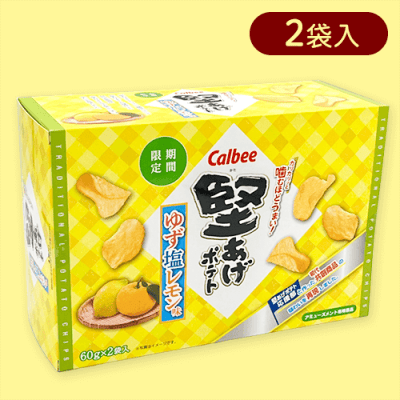 トレジャーBOX2 堅あげポテト<ゆず塩レモン味>※賞味期限:2024/12
