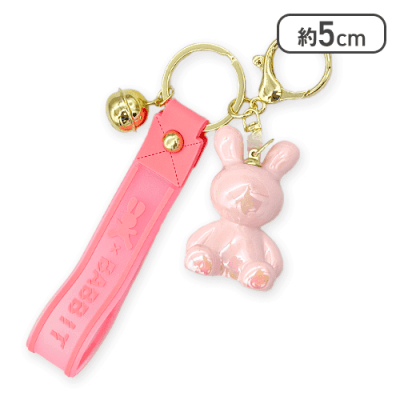 【単品配送不可】【ピンク】キラキラ推しラビット