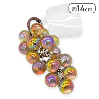 【ブラウン&レインボー】シャイングレープストラップ