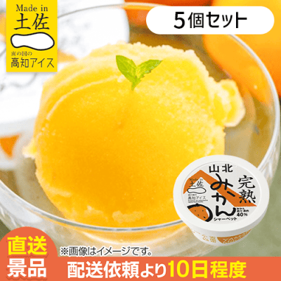 【5個入】山北みかんシャーベット