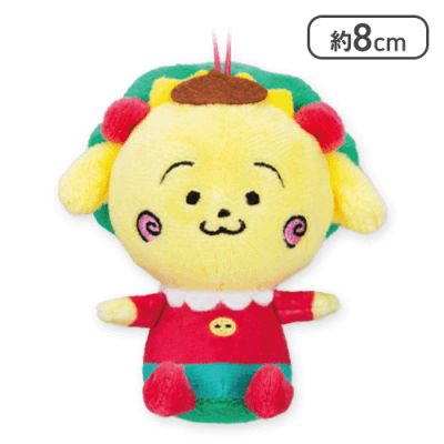 【レア商品】ポムポムプリン なりきり いちご マスコット ポムポムプリン フルーツ帽子 いちご ぬいぐるみ マスコット