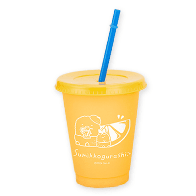 【とんかつ】すみっコぐらし ぺんぺんフルーツバケーション カラーチェンジドリンクカップ
