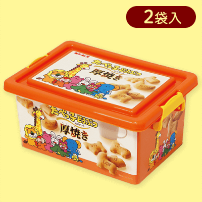 厚焼きたべっ子どうぶつ コンテナBOX(M)※賞味期限:2025/01/04 | オンラインクレーンゲーム「クラウドキャッチャー」