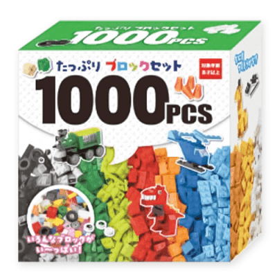 たっぷりブロックセット　1000pcs