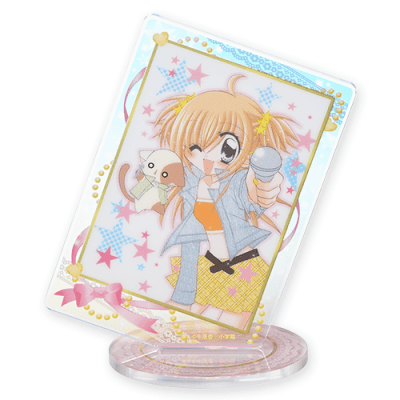きらりん⭐︎レボリューション　クリアスタンド　7個セット ブルー&ピンクリボン】きらりん☆レボリューション クリア