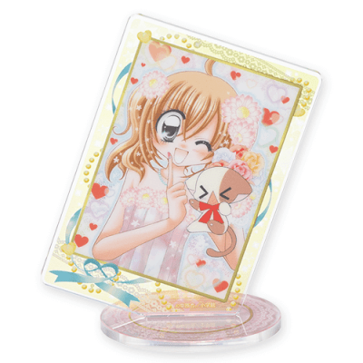 きらりん⭐︎レボリューション　クリアスタンド　7個セット イエロー&ライトブルーリボン】きらりん☆レボリューション