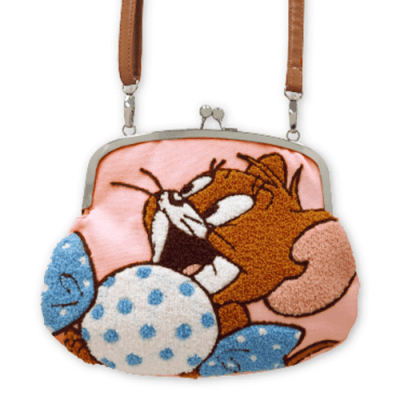 ジェリー】トム＆ジェリー サガラ刺繍がまぐちポーチ3 | オンライン