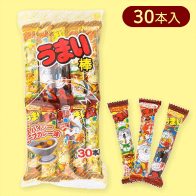 うまい棒スパイシービーフカレー３０本※賞味期限:2024/12/01