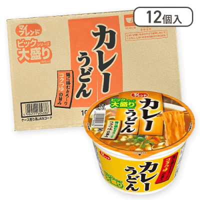 【12個入】ビッグカレーうどん※賞味期限:2025/03/09