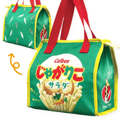 【じゃがりこ】お菓子柄スペシャルアソート　保温保冷ランチバッグ