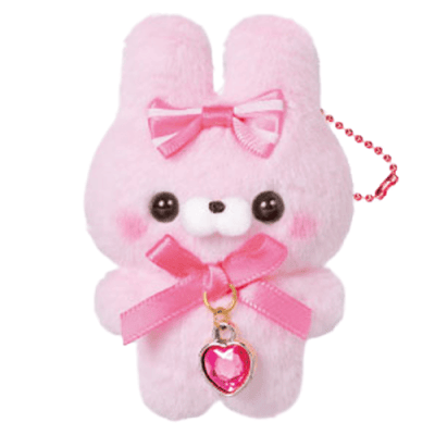 【単品配送不可】【うさぎさん(みるくいちご)】すくっとたっちさん〜こんかふぇ〜すとろべりぃ