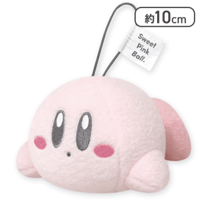 【うつぶせ】星のカービィやさしいてざわりのminiぬいぐるみ。2