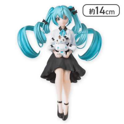 初音ミクシリーズ ちょこのせ プレミアムフィギュア“初音ミク×シナモロール”おすましVer.