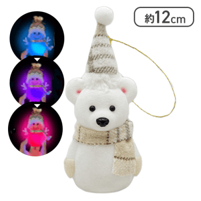 【単品配送不可】【クマ】ファンタジーミニスノーマンライト3