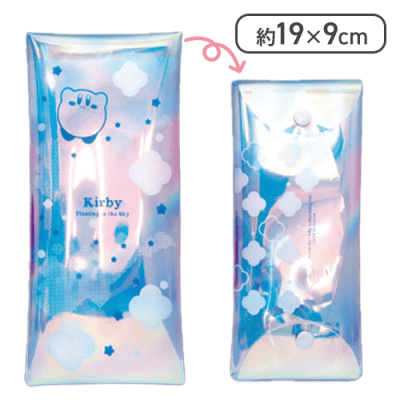 【ホバリング(縦)】星のカービィ クリアオーロラポーチ