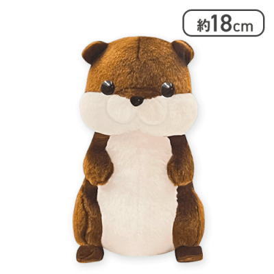 【単品配送不可】【カワウソ】すいぞくかんのなかま ぬいぐるみ