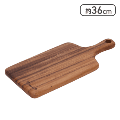 アカシアカッティングボード　取っ手付き　Ｌ