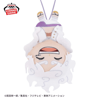 【逆さま】ワンピース ゴムひも付きぬいぐるみ-ルフィギア５-