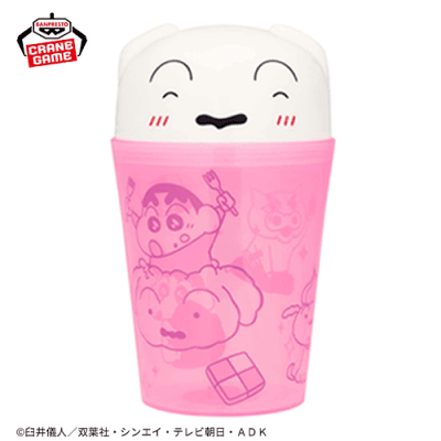 【ピンク】クレヨンしんちゃん ドリンクケース-デザートだいすきだゾ-